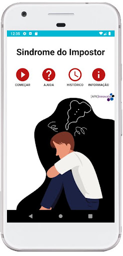Android application Teste - Síndrome do Impostor screenshort