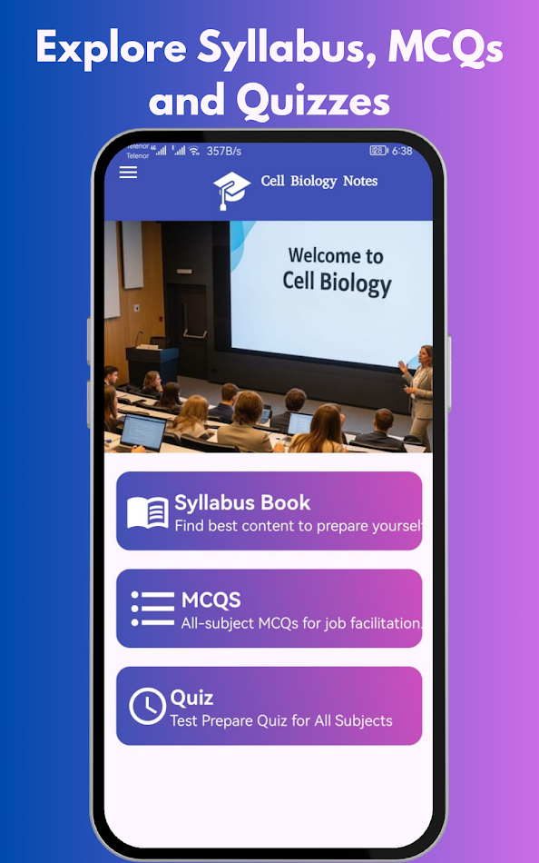 #2. Cell Biology Notes (Android) Bởi: StudyZoom