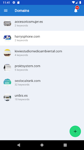 Anteprima dell'app