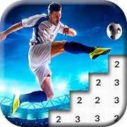 Football Pixel Art Soccer Color By Number