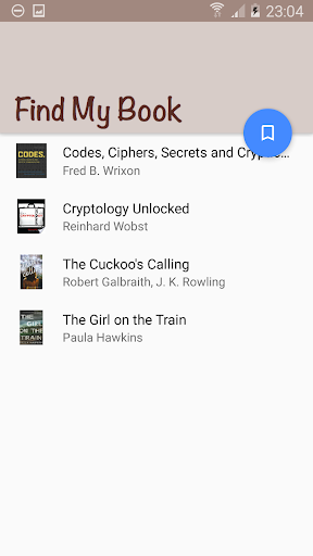 Find My Book Screen 2