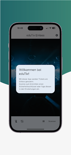 Android application eduTix entrance screenshort