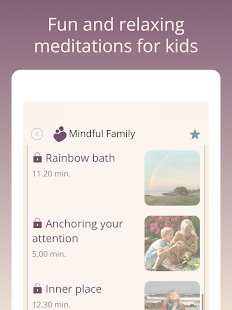 Mindful Family Kids Meditation Capture d'écran