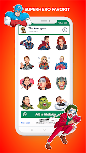 SuperHero Sticker for WhatsApp