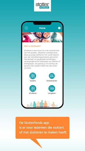 Android application Stotteren.nl screenshort