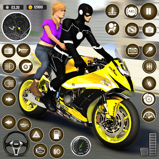 Superhero Bike Sim: jeu de tax