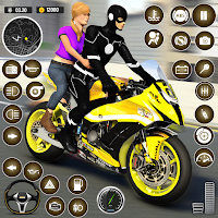 Superhero Bike Taxi Driving