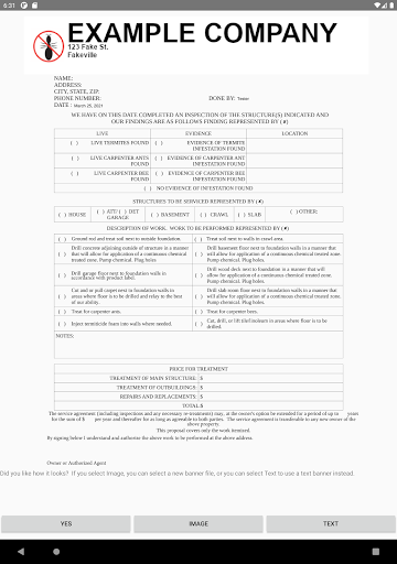 Termite and Pest Proposals