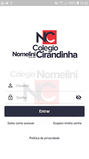 Android application Colégio Nomelini Cirandinha screenshort