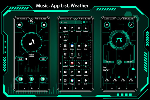 Screenshot of Hi-tech Launcher 2023 -AppLock