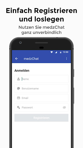 Android application medzChat screenshort