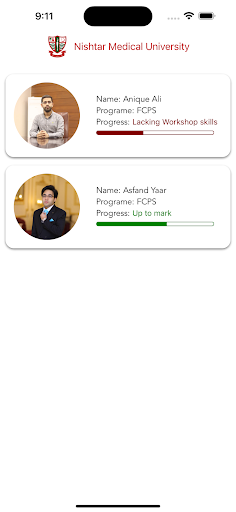 NMU Eportal Screen 2