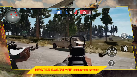 FPS Counter Strike Multiplayer 3 APK + Mod (Unlimited money) untuk android