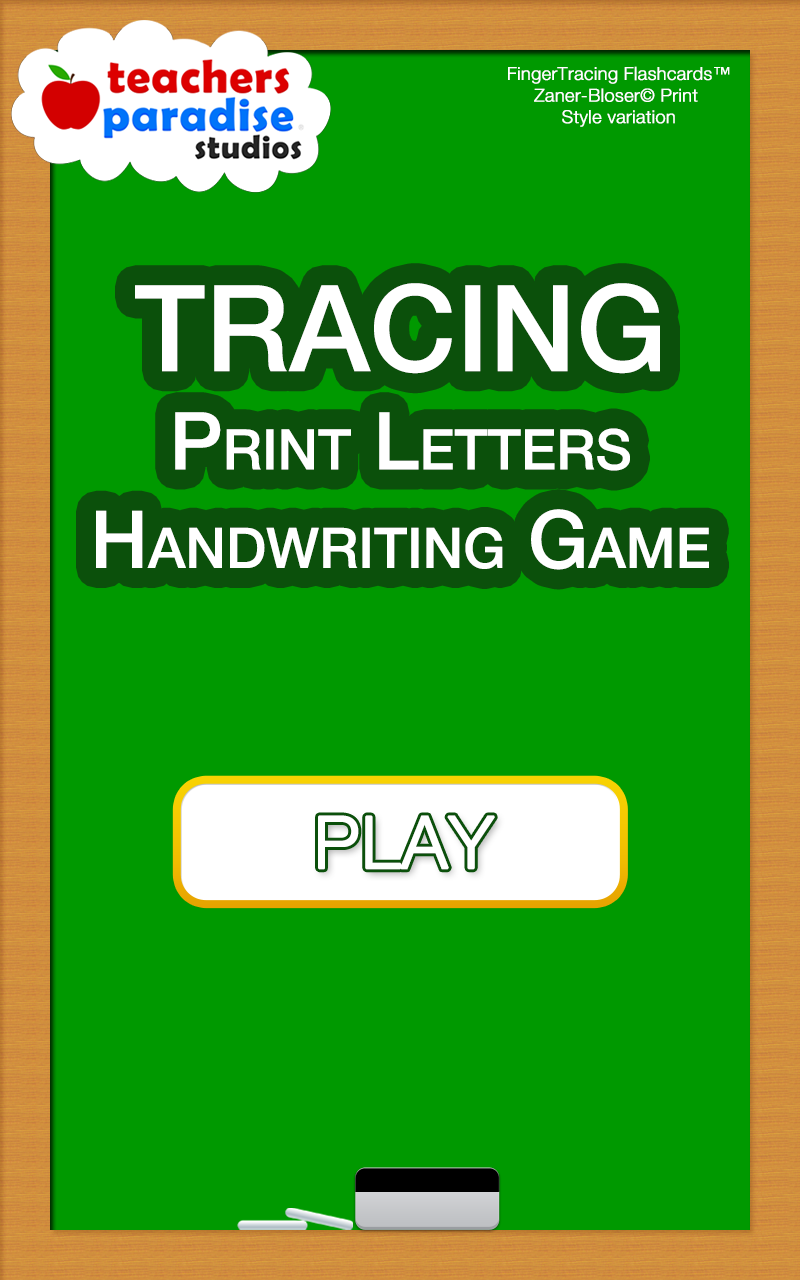 Android application Alphabet & Numbers - English Handwriting Game -ZBP screenshort