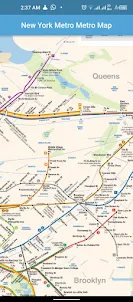 New York Metro Map and Hotels