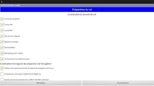 AERskol Checklist Voyage Screen 2