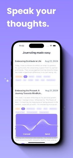 ReflectAI - Voice Journal AI screenshot 1