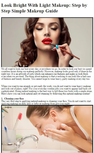 How To Do Light Makeup