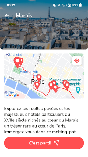 Audio Guide Paris Screen 2