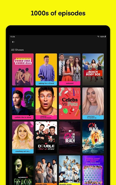 Captura de Pantalla 12 MTV Play - on demand reality tv android