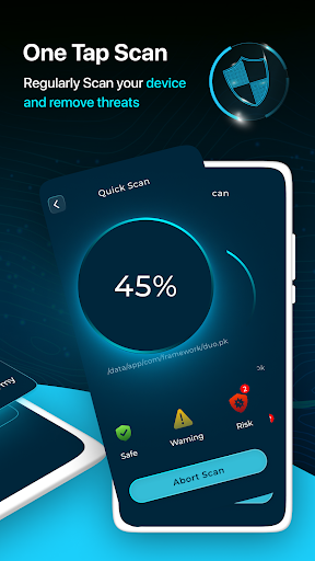 Android application ES Antivirus Protection App screenshort