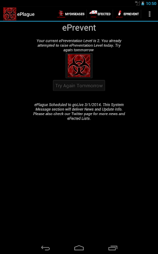 ePlague Screen 3