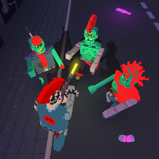 Punks vs Zombies: Cyber Arcade logo