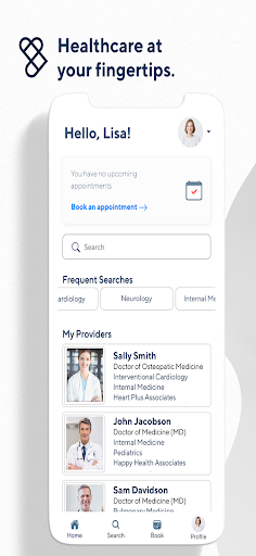 Android application Sante Nou screenshort