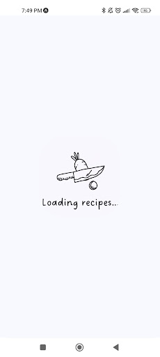 CookBook-Whats in your fridge Screen 2