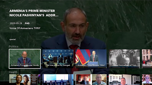 Voice Of Armenians TVNY Screen 3