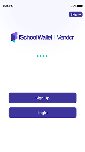 iSchoolWallet Vendor Screen 2