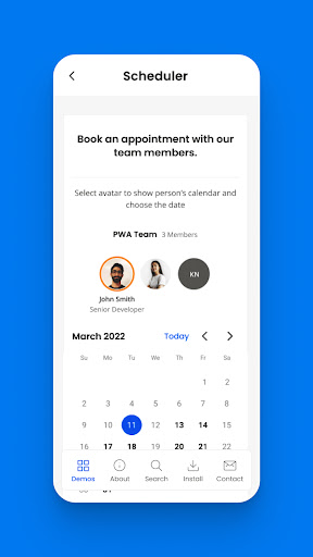 Neoteric PWA App Screen 2