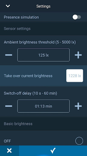 ABB Watchdog Remote control Screen 3
