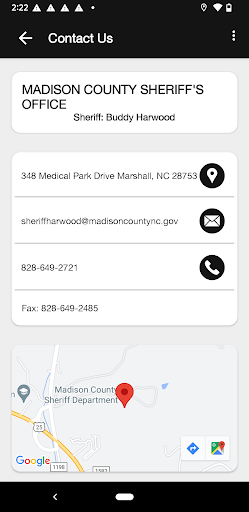 Madison County Sheriff NC Screen 2