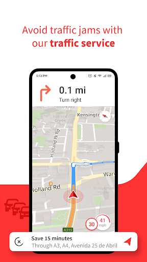 Screenshot of NDrive GPS - Maps & Navigation