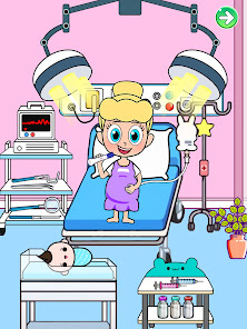 Captura de Pantalla 19 Princess Town: Hospital Games android