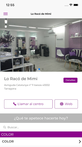 Android application Lo Racó de Mimi screenshort