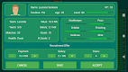 screenshot of Football Team Manager
