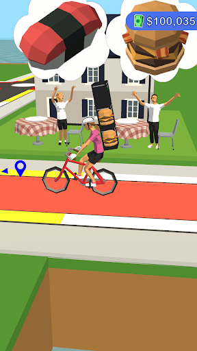 Deliver Food 3D Screen 3