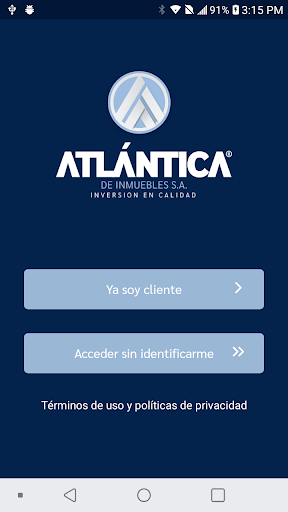 Android application Atlántica Inmuebles screenshort