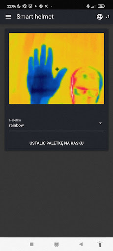 Android application SmartHelmet.pl screenshort