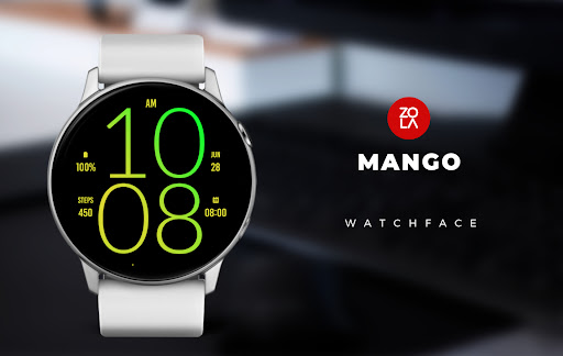 Android application Mango Watch Face screenshort