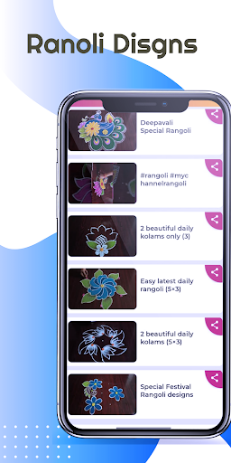Rangoli Designs Video App Screen 3