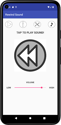 Android application Rewind Sound screenshort