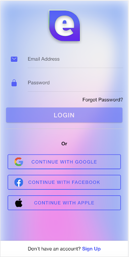 Android application Eventfy screenshort
