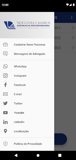 Nogueira e Barros Advocacia Screen 3