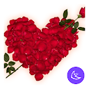 Rote romantische Liebe Blumen -Rote romantische Liebe Blumen -APUS Launcher theme 
