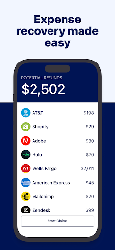Android application Recoup screenshort