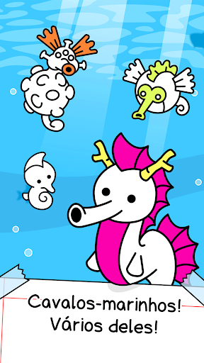 Seahorse Evolution: Sea Mutant Captura de Tela do Jogo Android 1