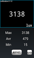 screenshot of Lux Meter
